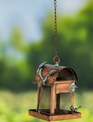 Hanging Powder Coated Copper Finish Bird Feeder (2-Styles)