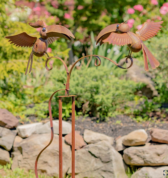 Rustic Double Toucan Balancer