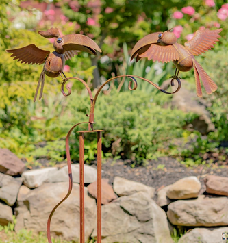 Rustic Double Toucan Balancer