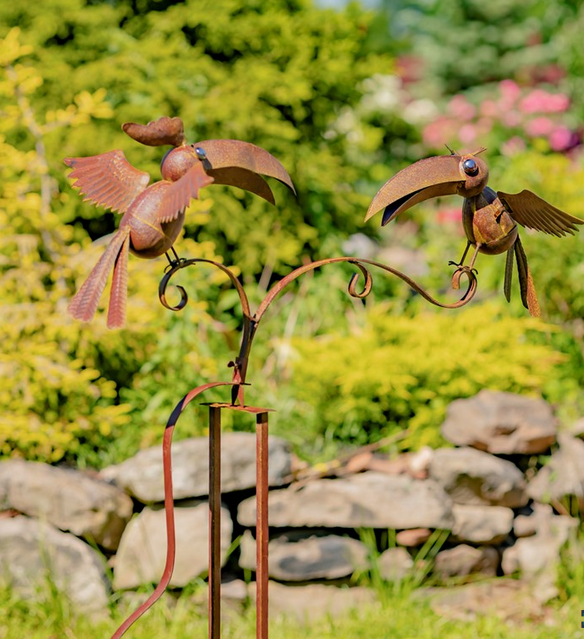 Rustic Double Toucan Balancer
