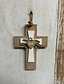 Wooden Olive Branch Faith Cross