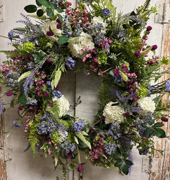 Custom English Garden Wreath