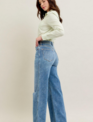 Judy Blue Vintage Wash Wide Leg Jeans By: Judy Blue