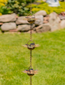 Copper Finish Floral Rain Chain