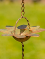 Copper Finish Floral Rain Chain