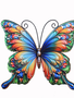 Majestic Colorful Butterfly (2-Sizes)