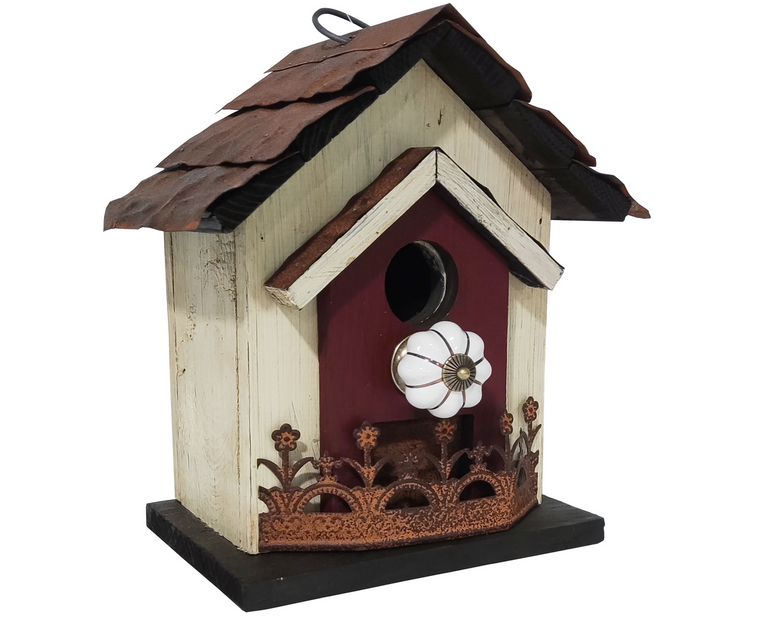 Metal Roof Door Knob Bird Feeder