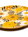 Round Sunny Mango Wooden Tray