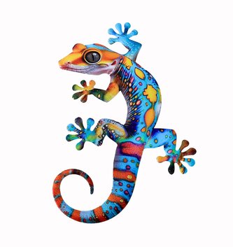Multicolor Hanging Gecko