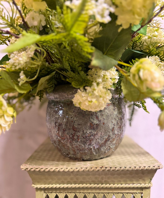 Custom Snowball & Hops Arrangement