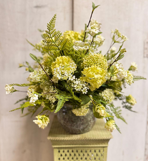 Custom Snowball & Hops Arrangement