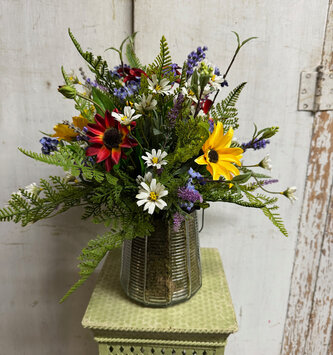Custom Starburst Black Eyed Susan Arrangement