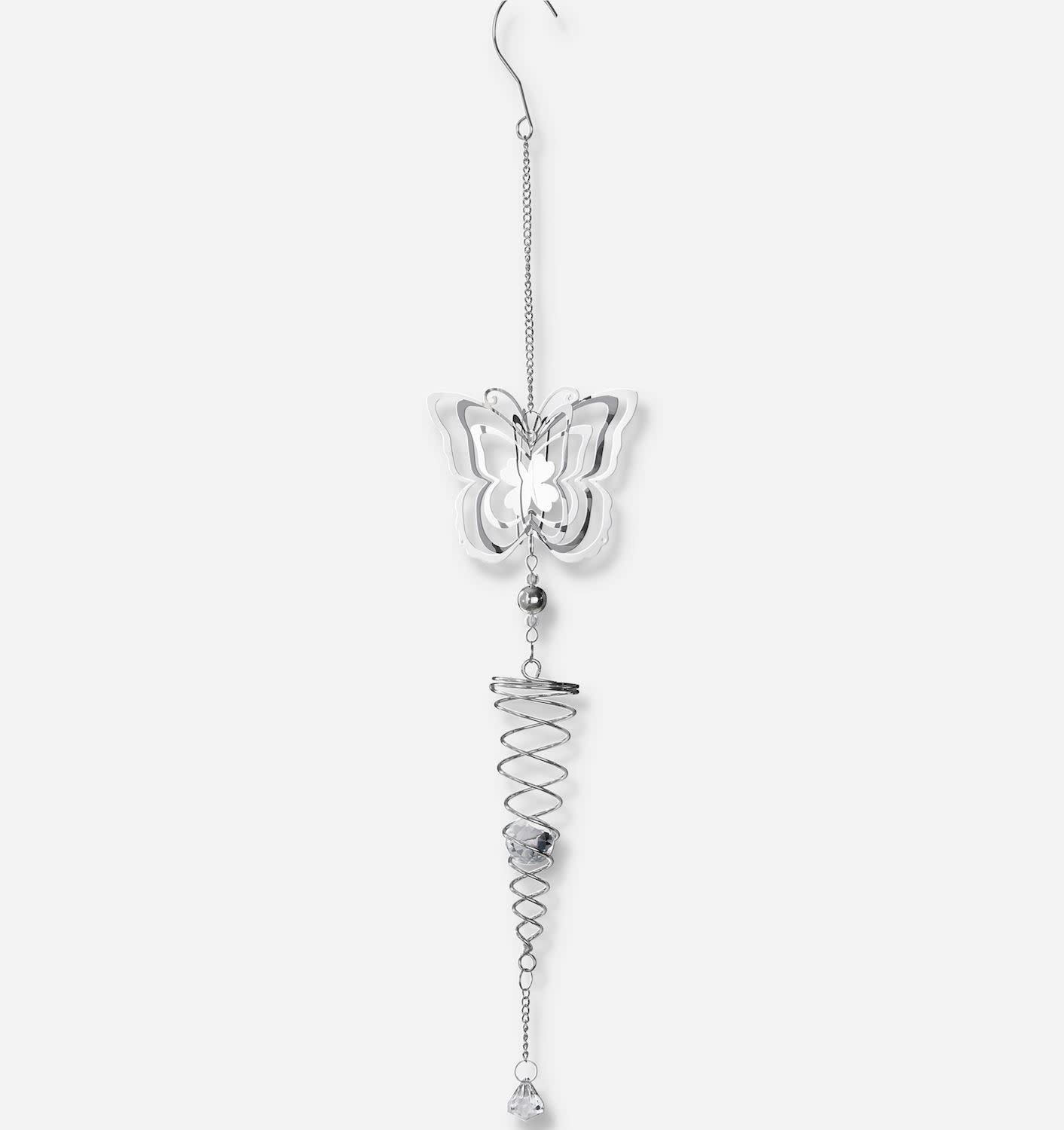 Spiral Hanging Butterfly Wind Spinner