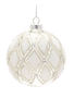 Frosted Diamond Shape Glass Ornament (2-Styles)