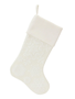 White Snowflake Stocking