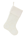 White Snowflake Stocking