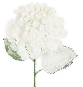 Frosted Hydrangea Spray