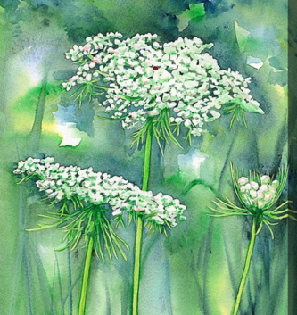 40"x30" Lady Lace Outdoor Canvas Art