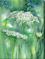 40"x30" Lady Lace Outdoor Canvas Art