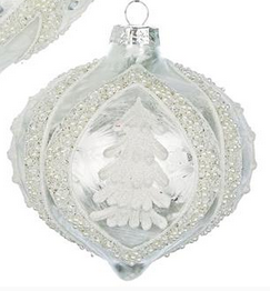Glass Pearl Beaded Ornament