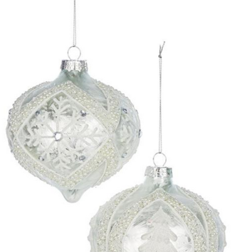 Glass Pearl Beaded Ornament (2-Styles)