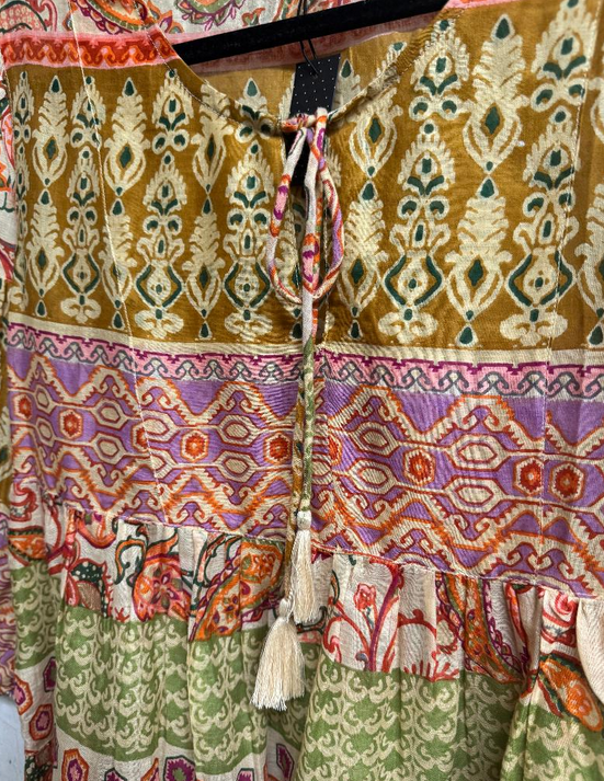 Multicolor Tiered Tunic/Dress