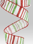 1.5'' x 10 YD Glitter Stripe Ribbon
