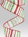 1.5'' x 10 YD Glitter Stripe Ribbon