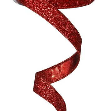 5/8'' x 10 YD Glitter Metallic Ribbon (2-Colors)