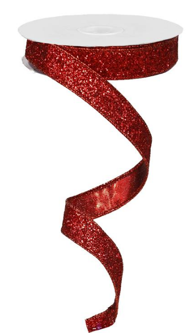 5/8'' x 10 YD Glitter Metallic Ribbon
