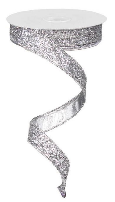 5/8'' x 10 YD Glitter Metallic Ribbon