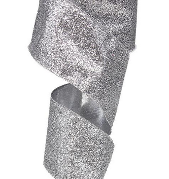 2.5'' x 10 YD Glitter Metallic Ribbon
