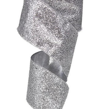 2.5'' x 10 YD Glitter Metallic Ribbon