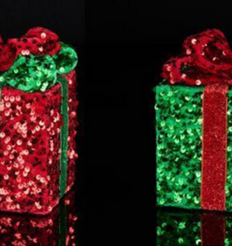 Red/Green Sequin Gift Package (2-Styles)