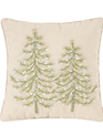 Square Winter Garden Pillow