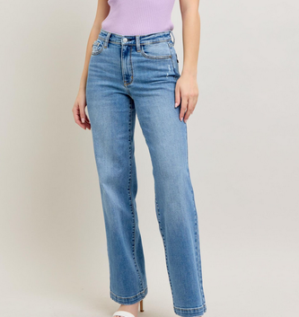 Judy Blue High Waist Straight Fit Jeans By: Jude Blue