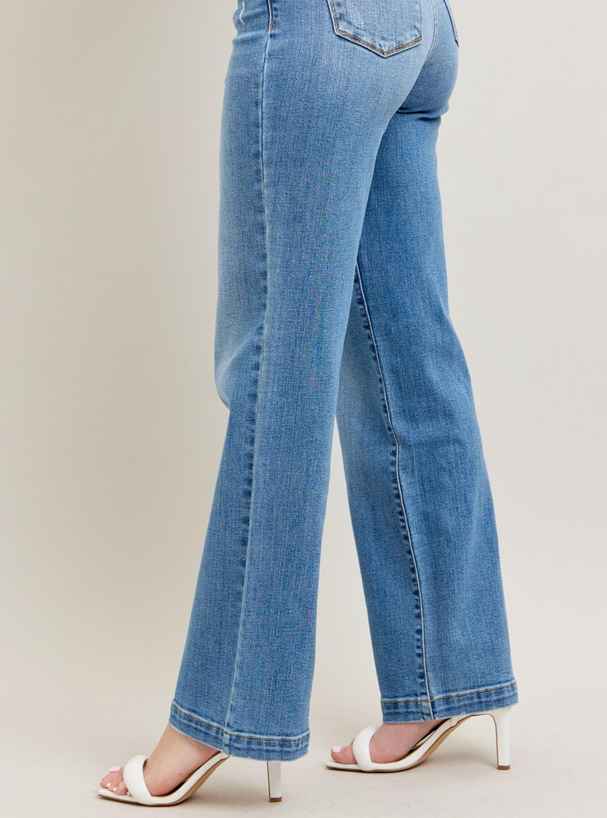 Judy Blue High Waist Straight Fit Jeans By: Jude Blue