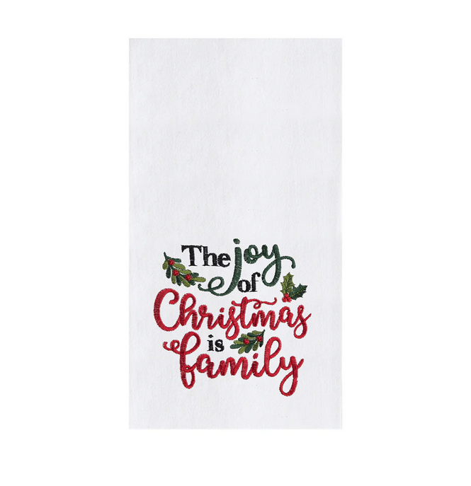 Holiday Embroidered Kitchen Towel (8-Styles)