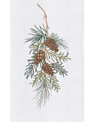 Pinecone Branch Kitchen Towel