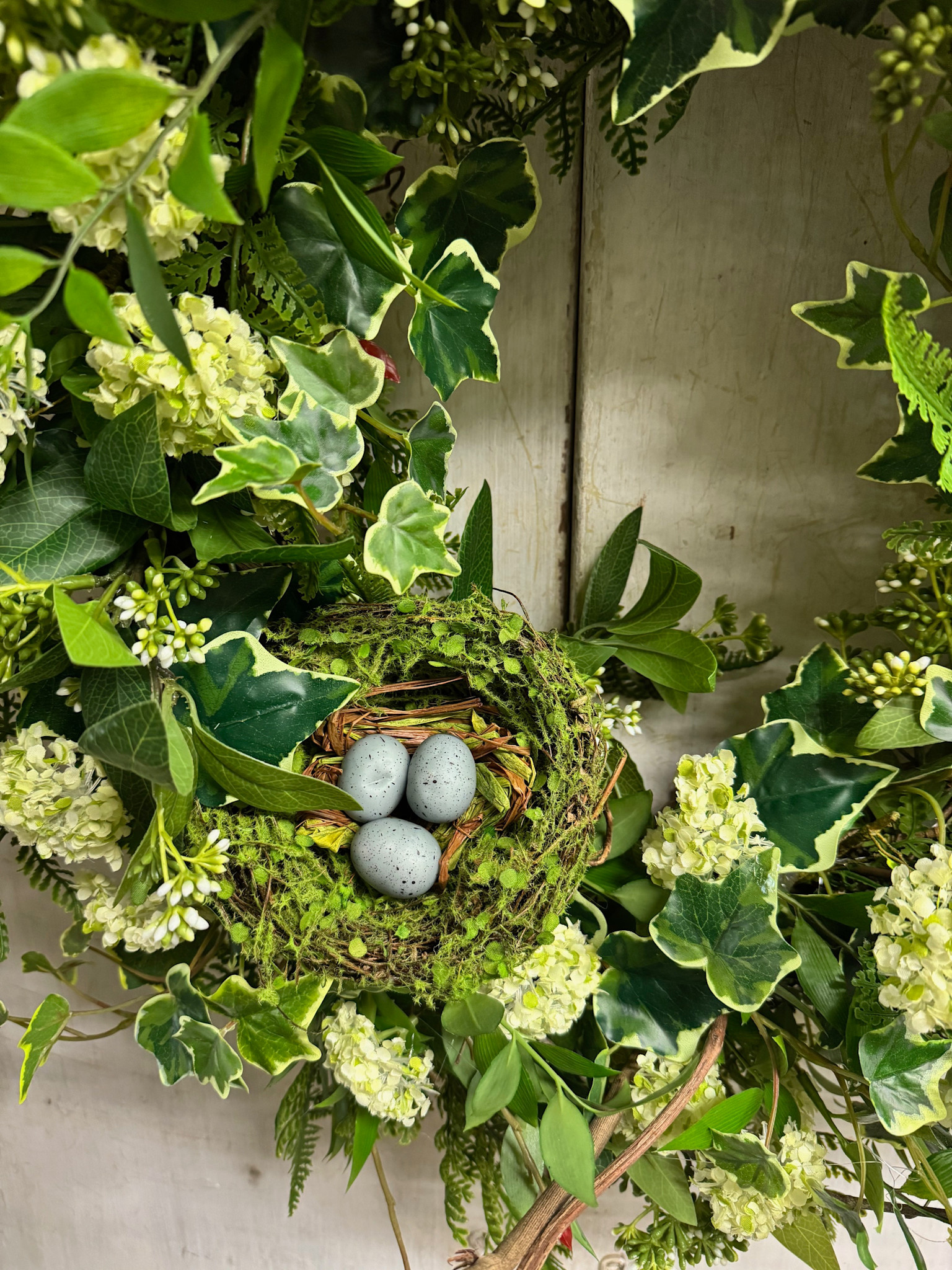 Custom Natural Nest & Twig Wreath