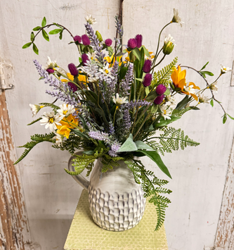 Custom Summer Garden Pitcher Arrangement