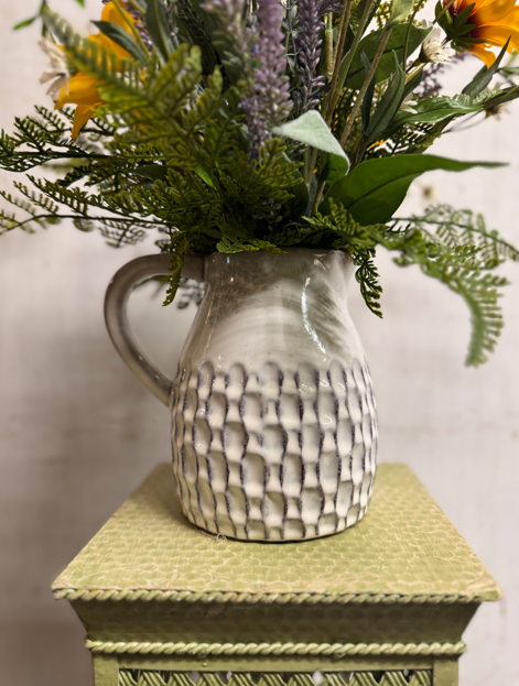 Custom Summer Garden Pitcher Arrangement