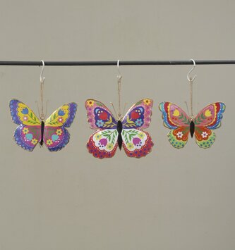 Vibrant Metal Butterfly (3-Sizes)