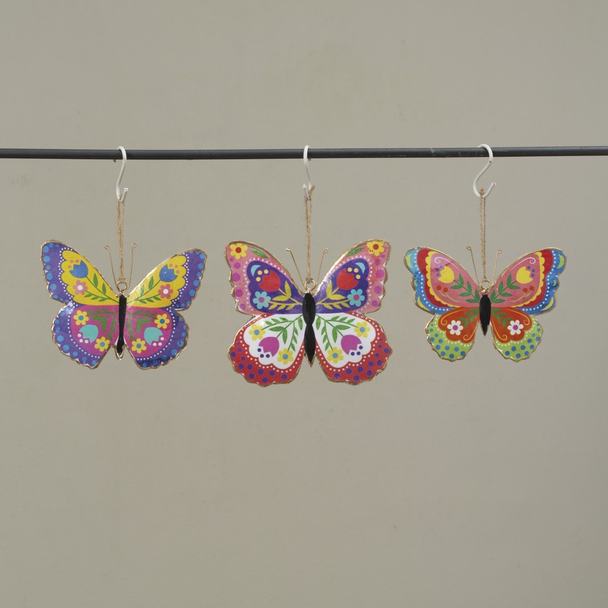 Vibrant Metal Butterfly (3-Sizes)