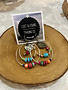 Multicolor Double Hoop Earrings