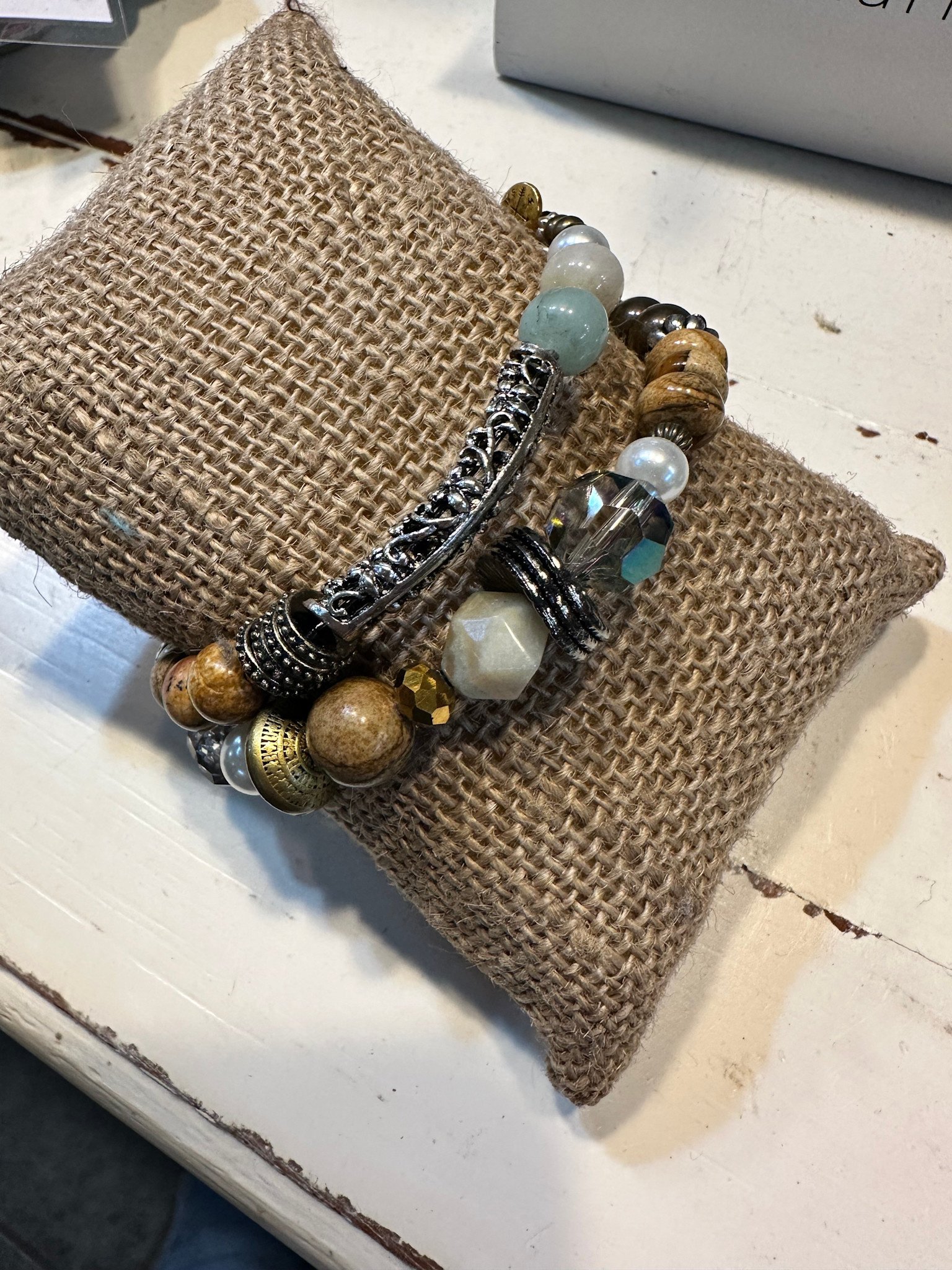 Beaded Bumble Bee Stretch Bracelet