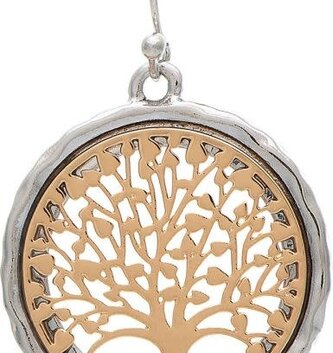 Round Tree of Life Earrings