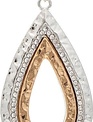 Crystal Row Teardrop Earrings