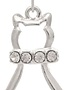 Crystal Kitty Outline Earrings