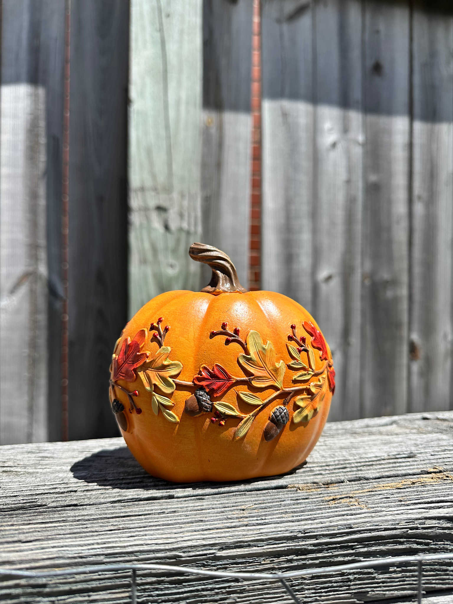 Harvest Pumpkin w/ Acorn Vine